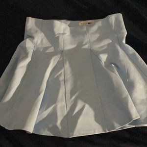 Baby blue skirt